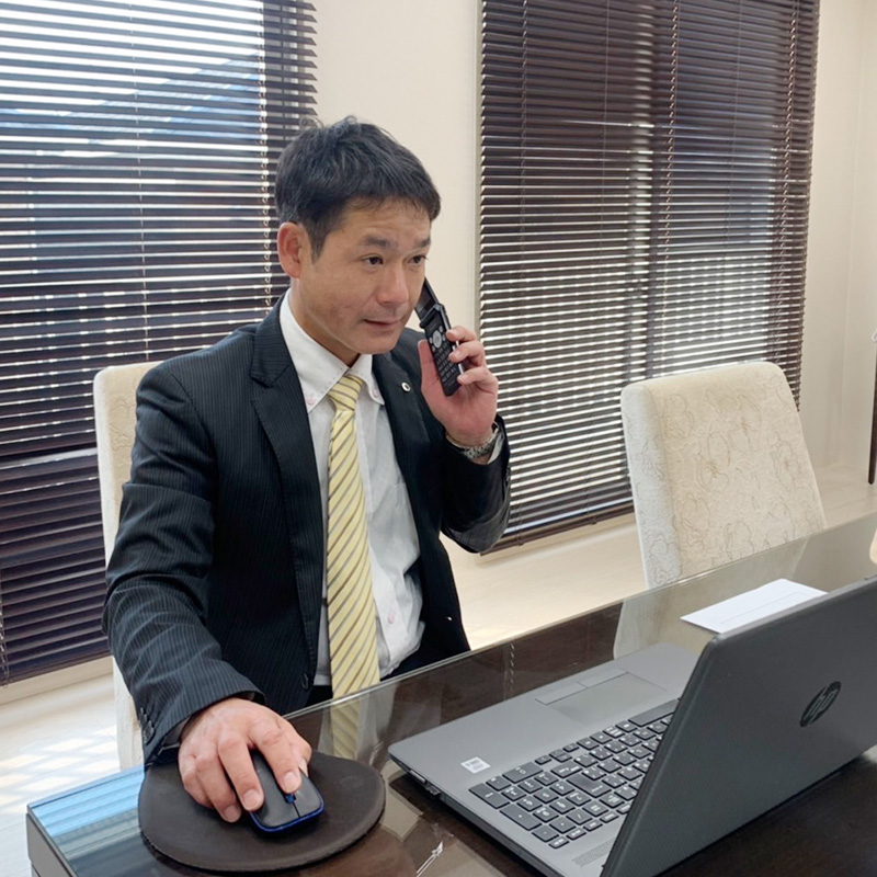 営業の佐久田です